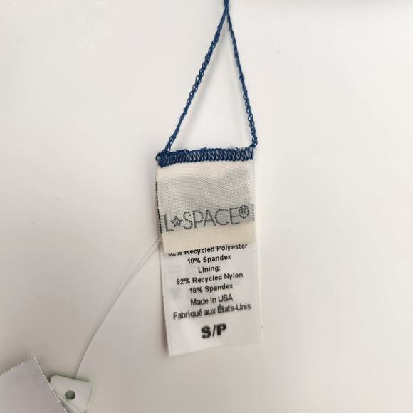 L*Space Jess Bikini Top in Oceanside Blue Size Small NWT - Picture 6 of 6